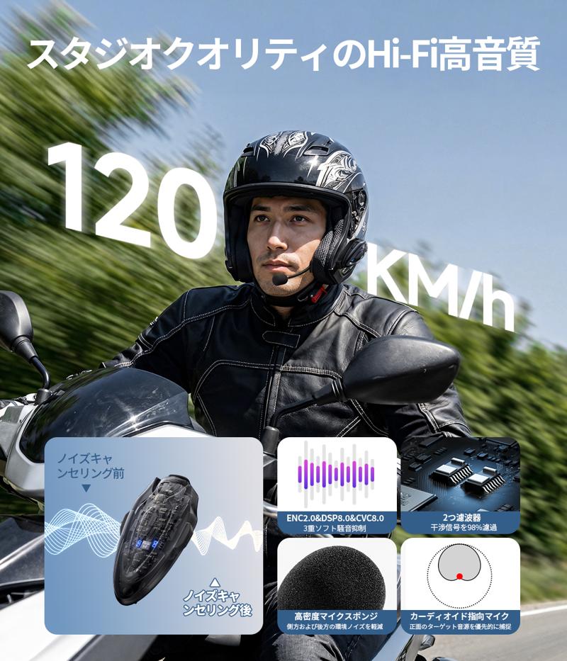 1秒で磁力脱着！超薄型デザインと高コスパを実現したJESIMAIK新型インカム「H5」新登場