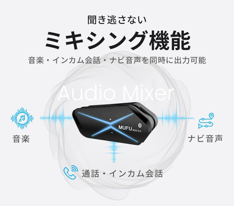 配線不要ドライブレコーダーで人気なMAXWIN×MUFUシリーズからカチッと着脱1秒バイク用インカム『MF-BT22-PRO』がMakuakeで先行販売を開始!