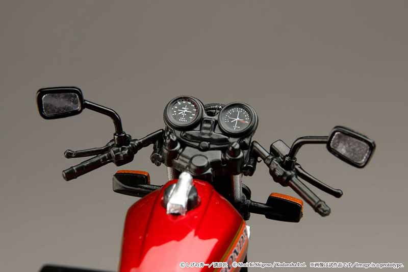 ホビージャパンのダイキャスト製「バリバリ伝説 1/24 完成品バイク 巨摩郡 / Honda CB750F」予約受付がスタート 記事5