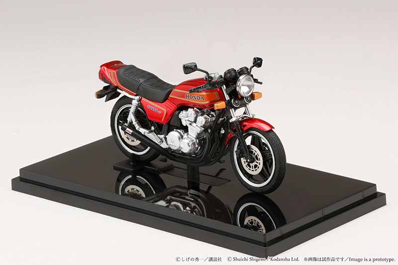 ホビージャパンのダイキャスト製「バリバリ伝説 1/24 完成品バイク 巨摩郡 / Honda CB750F」予約受付がスタート 記事2