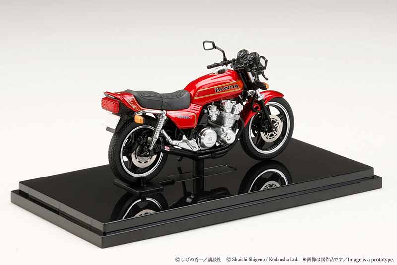 ホビージャパンのダイキャスト製「バリバリ伝説 1/24 完成品バイク 巨摩郡 / Honda CB750F」予約受付がスタート 記事3