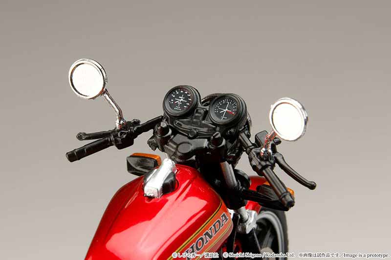 ホビージャパンのダイキャスト製「バリバリ伝説 1/24 完成品バイク 巨摩郡 / Honda CB750F」予約受付がスタート 記事10