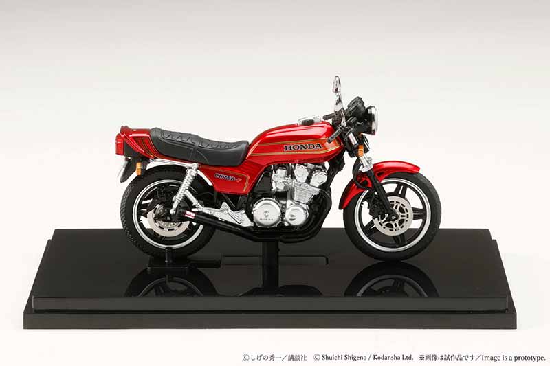 ホビージャパンのダイキャスト製「バリバリ伝説 1/24 完成品バイク 巨摩郡 / Honda CB750F」予約受付がスタート 記事9