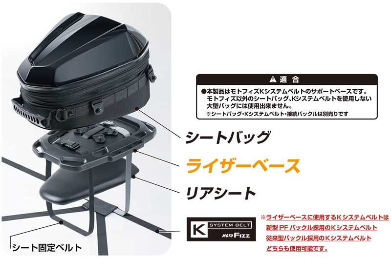 可変式で腰を支える「RAKUDA バックレスト」&バッグ積載補助アイテム「ライザーベース」がタナックスから発売! 記事13