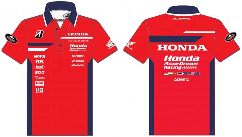 クシタニが「Honda Asia-Dream Racing」鈴鹿8耐応援ポロシャツを発売! 記事1