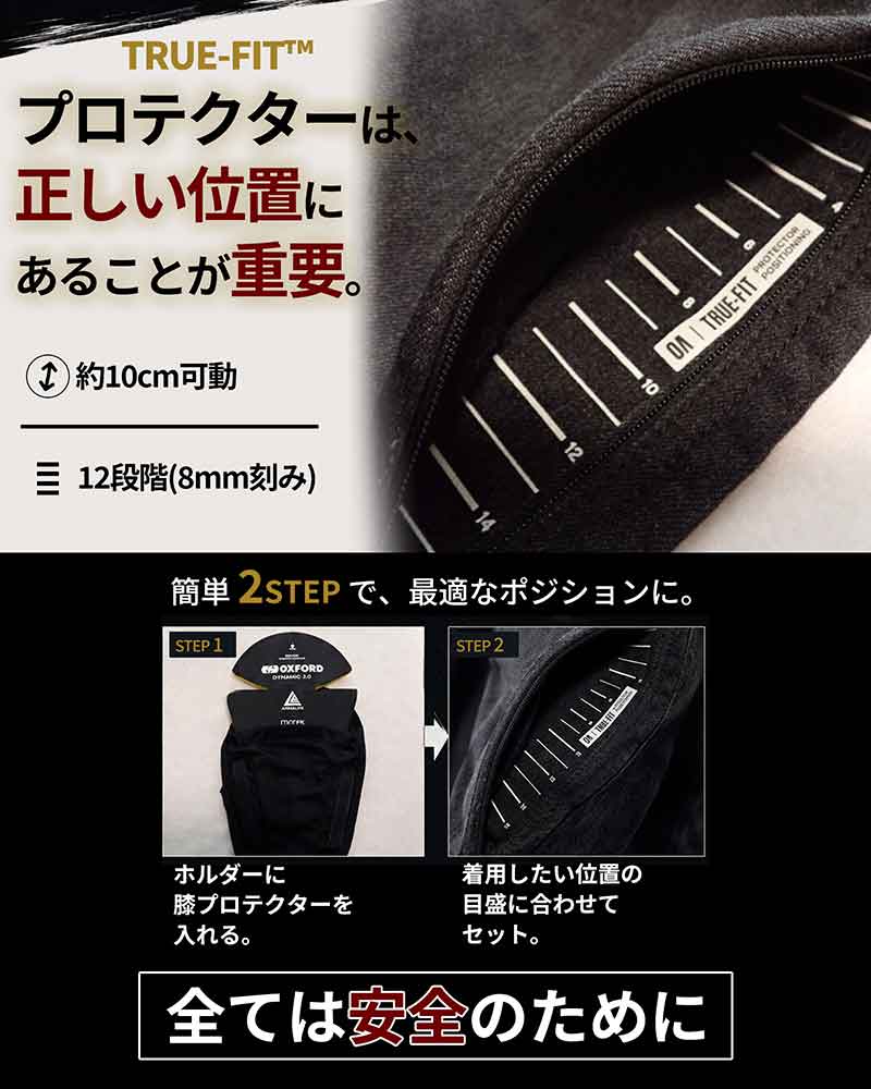 CE AAA規格取得 OXFORD のライディングデニム「MARSHAL/マーシャル」が LINKS から発売! 記事4