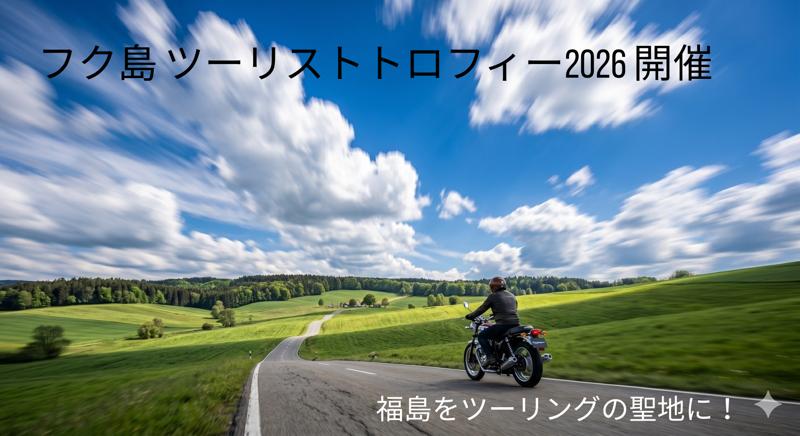 震災15年、福島をツーリングの聖地へ！「フク島TT」2026年10月開催決定。空港滑走路やサーキットを走る、安全重視のGPSラリー