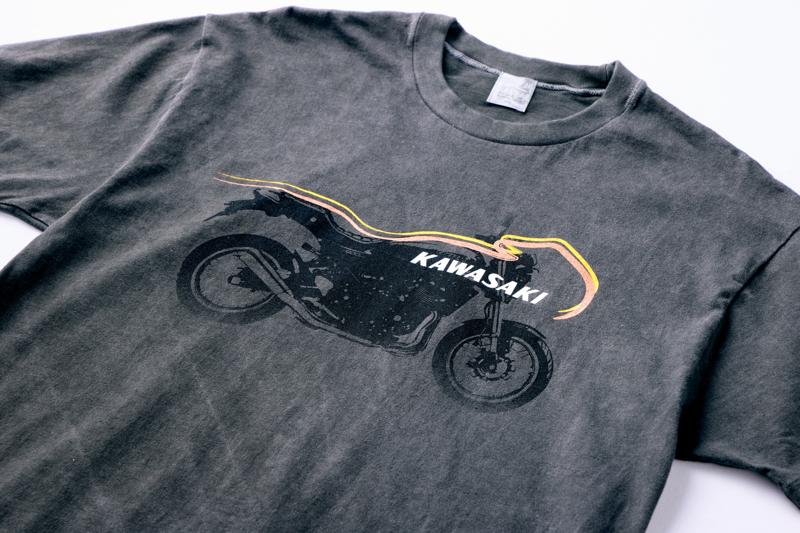 カワサキ|久米繊維コラボ「Z900RS墨染めTシャツ」新発売