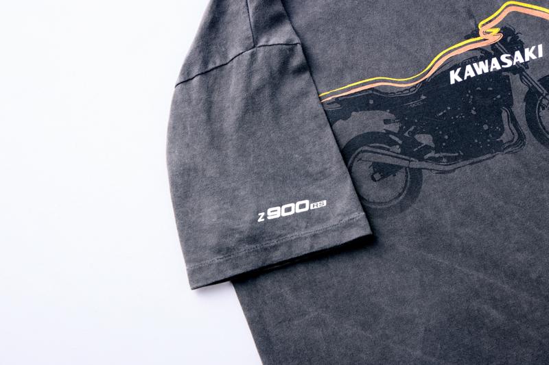 カワサキ|久米繊維コラボ「Z900RS墨染めTシャツ」新発売