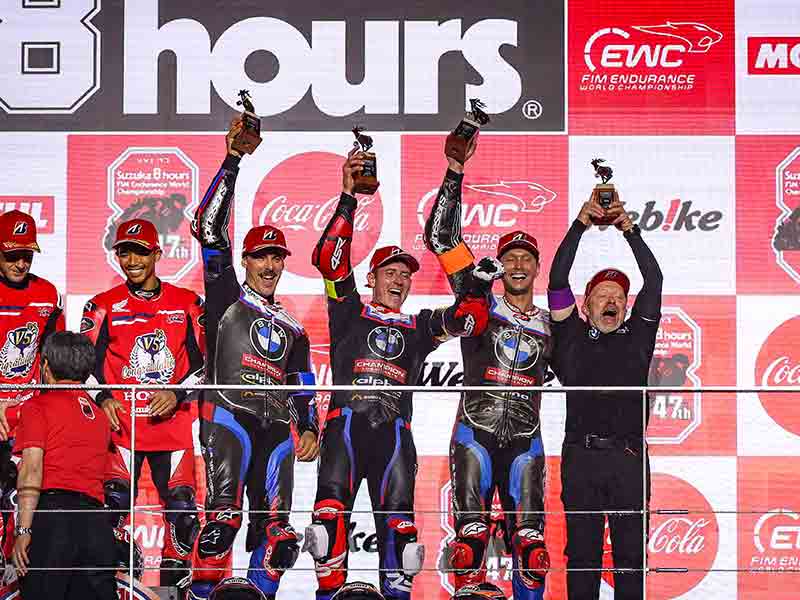 【BMW】2026鈴鹿8耐で公式チーム「BMW MOTORRAD WORLD ENDURANCE TEAM」が3位入賞！