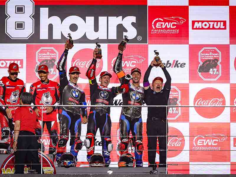 【BMW】2026鈴鹿8耐で公式チーム「BMW MOTORRAD WORLD ENDURANCE TEAM」が3位入賞! 記事1