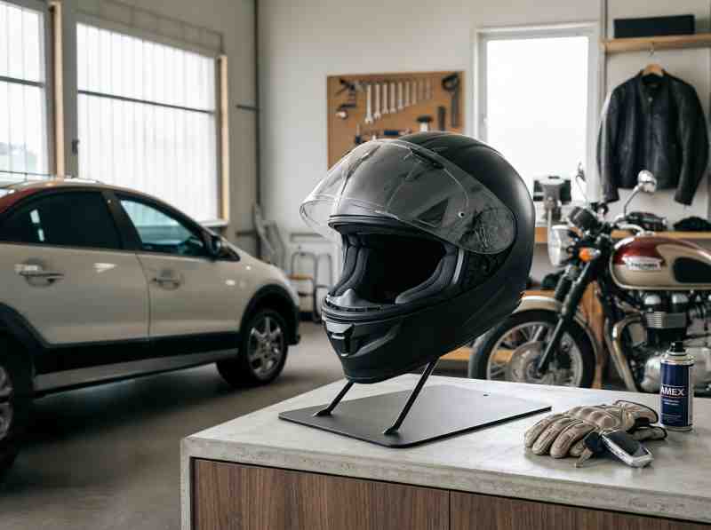 ヘルメット置き型スタンド「AMEX-C09シリーズ」を公式オンラインショップにて発売中! 記事3