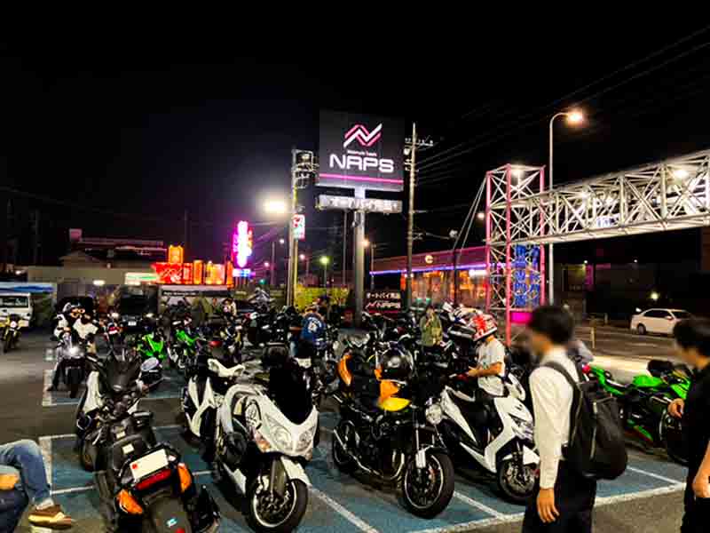 暑さを避けるライダーに対応、ナップスが「深夜営業」&朝6時からの「早朝営業」を8月に実施 メイン
