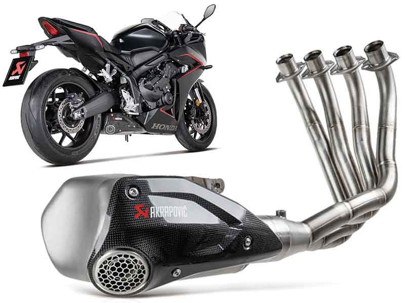CBR650R E-Clutch（24-）用アクラポヴィッチ政府認証マフラー「レーシングライン ステン」がアクティブから近日発売！ 記事1