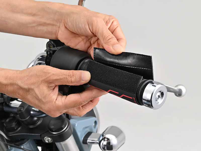 デイトナから「HOT GRIP WRAP HEAT」が発売! 最高約80℃の巻き型グリップヒーター 記事3