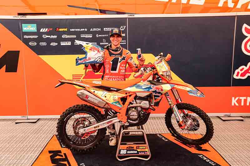 【KTM】ジョセップ・ガルシアが2026年 FIMエンデューロGP で2冠、歴代3位タイの通算9冠を達成 記事2