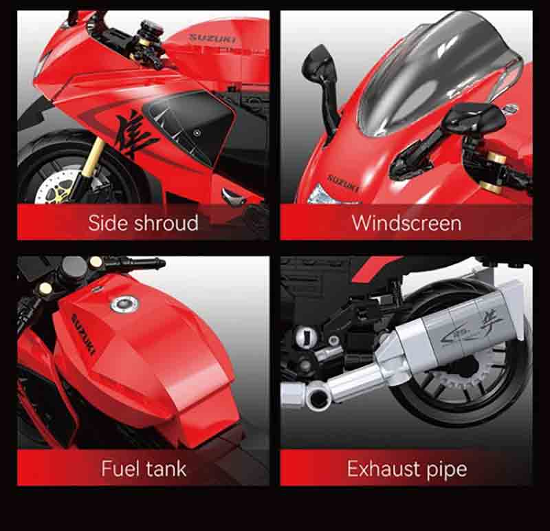 ハヤブサを1/12スケールで再現した「CaDA SUZUKI Hayabusa C62051W」が販売開始! 記事2