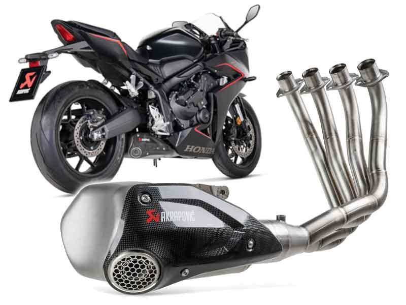 アクラポヴィッチの CBR650R／CB650R／E-Clutch（24-26）用「レーシングライン ステンレス JMCA」がプロトから発売！ メイン