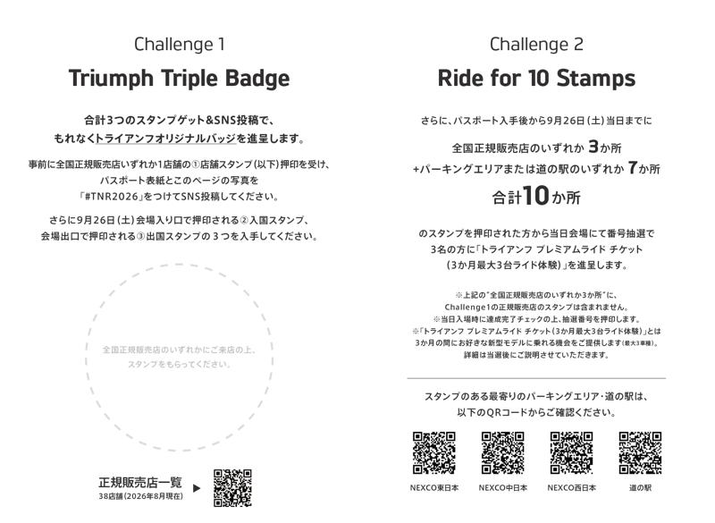 今年の「TRIUMPH