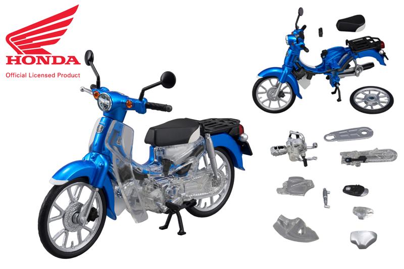 カブ主様必見!Honda「スーパーカブ110」が解体組み立てパズルになった!1/12スケールで精密再現!