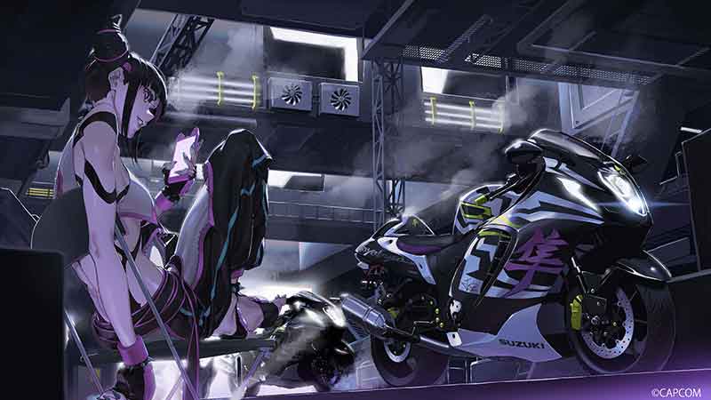 【スズキ】スト6コラボのジュリ仕様「Hayabusa Tuned by JURI」数量限定で市販化決定！ 記事1