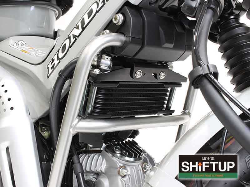 シフトアップから CT125ハンターカブ、DAX125、モンキー125/GROM用「オリジナルオイルクーラー コア8段」が登場 メイン