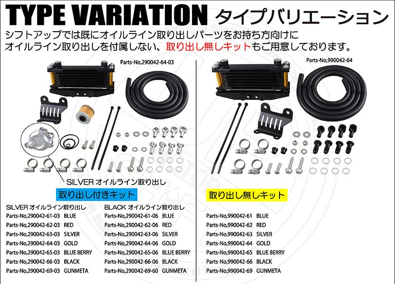シフトアップから CT125ハンターカブ、DAX125、モンキー125/GROM用「オリジナルオイルクーラー コア8段」が登場 記事8