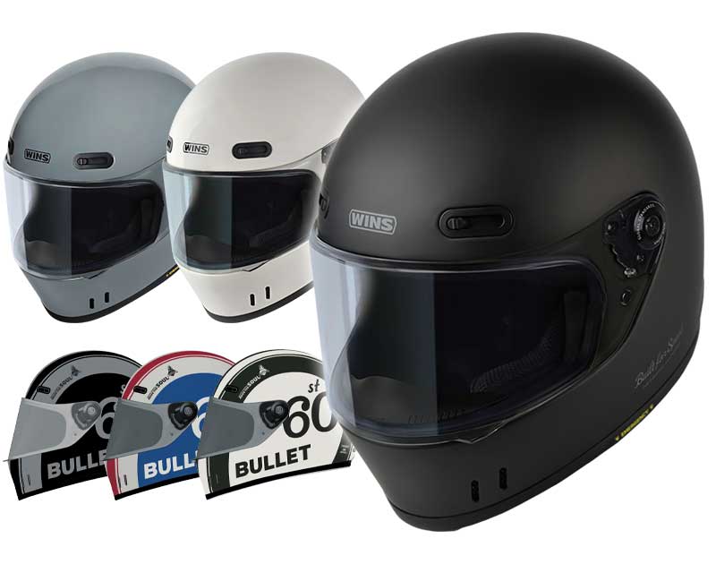 ウインズジャパンからネオクラシックヘルメット「Bullet／バレット」登場！ MFJ規格取得のドライファイバーヘルメット 記事2
