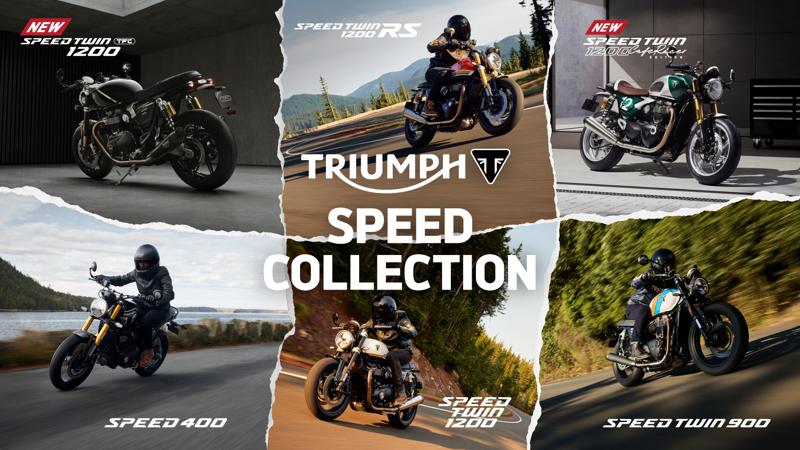 トライアンフ、史上最も充実したSpeedファミリーを全国で体感できる「Triumph