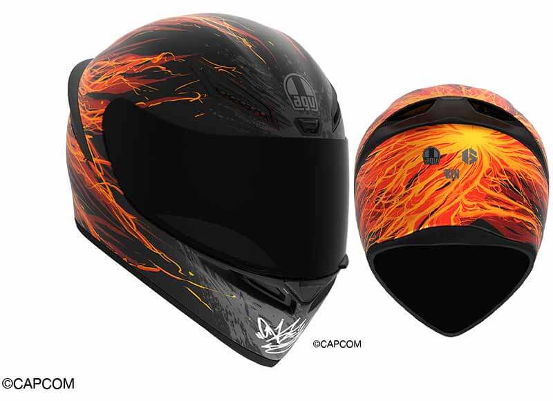AGV × ストリートファイター6 コラボヘルメット登場! ジュリ、キャミィ、豪鬼、ケンの4種を限定発売 記事4