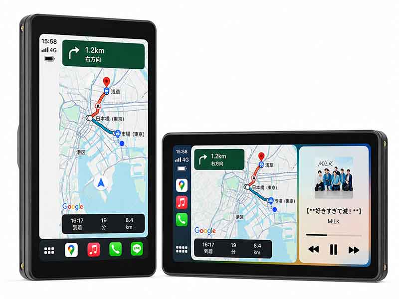 CIEL の縦・横選べる「スマートモニターM26」が LINKS から発売! 5インチディスプレイで1万3,980円 メイン