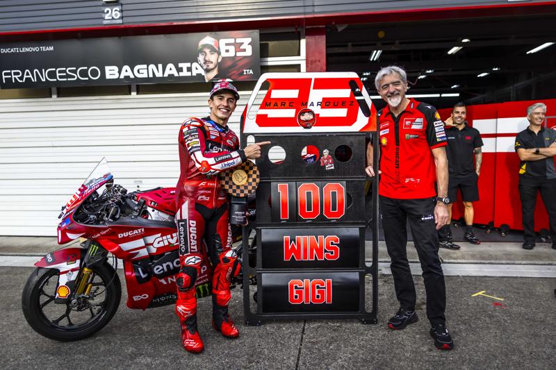 マルク・マルケス選手とDucati