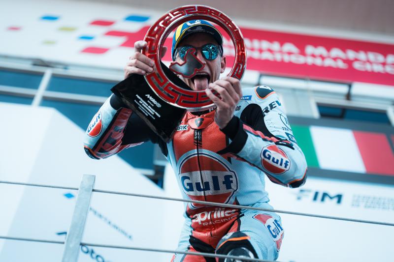 アプリリアがインドネシアGPで1-2-3-4フィニッシュを達成!
